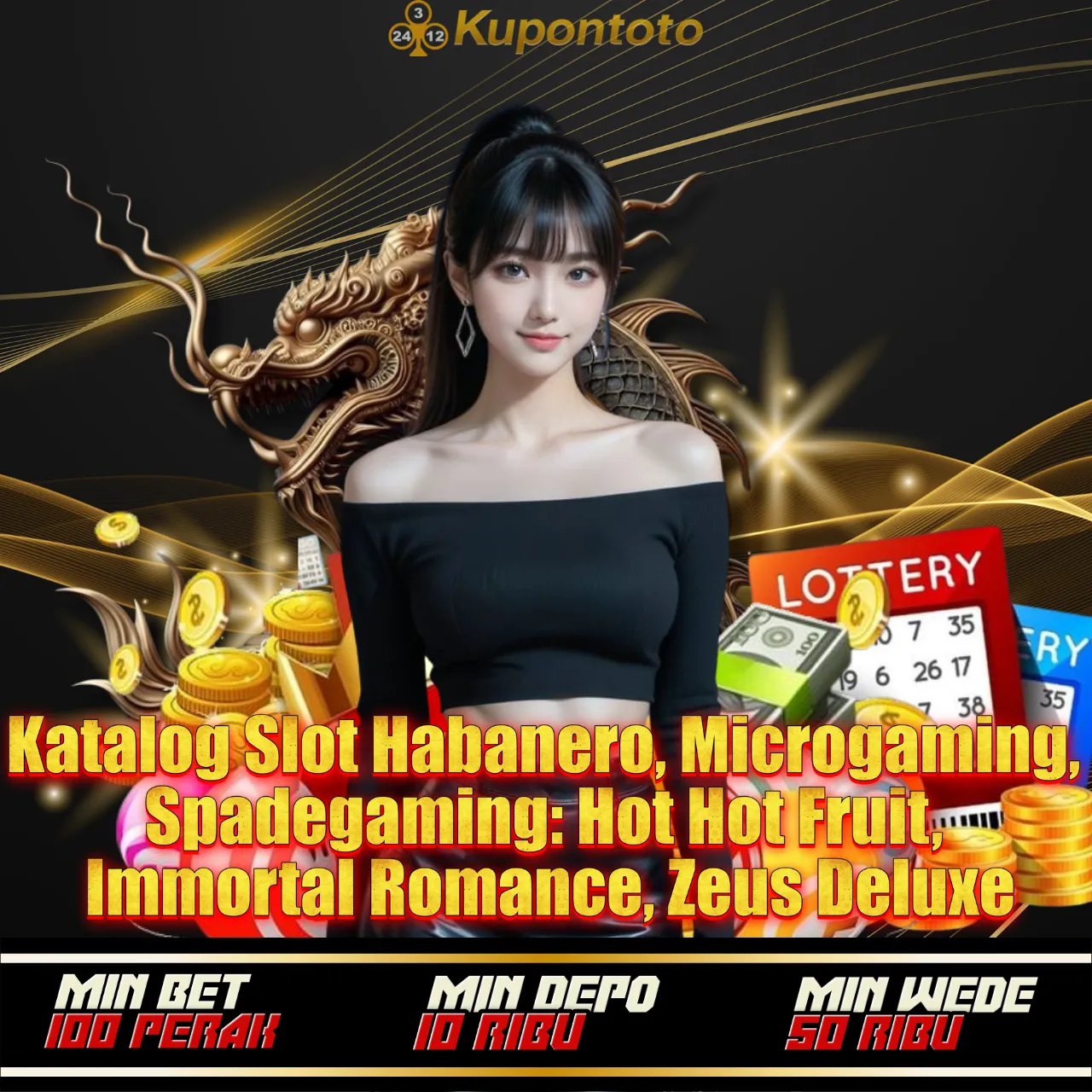 Kupontoto 🚒 Katalog Slot Habanero, Microgaming, Spadegaming: Hot Hot Fruit, Immortal Romance, Zeus Deluxe - eCommerce